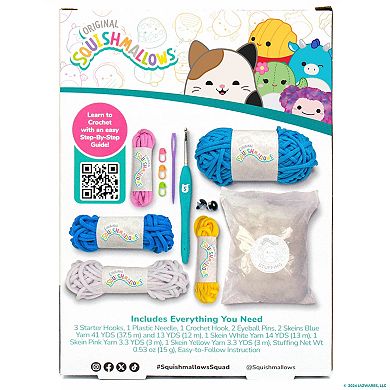 Original Squishmallows Bebe the Bluebird Crochet Kit