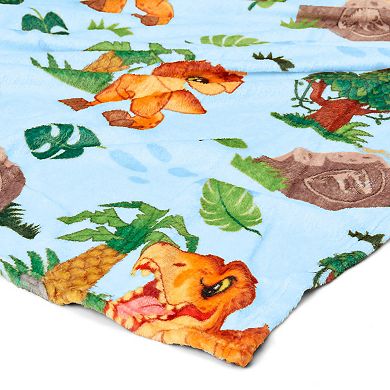 Jurassic Park Plush Throw & Pillow Hugger Set