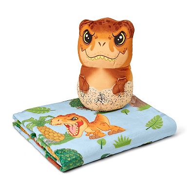 Jurassic Park Plush Throw & Pillow Hugger Set