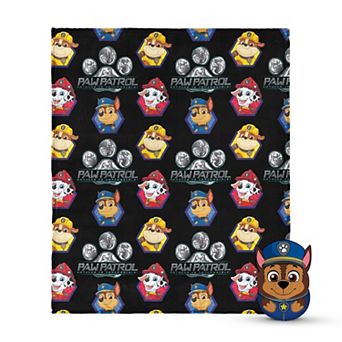 Nickelodeon Paw Patrol 2 pc Plush Throw & Pillow Hugger Set
