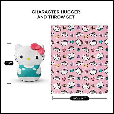 Sanrio Hello Kitty Plush Throw & Pillow Hugger Set