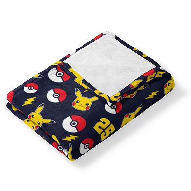 Pokémon Pikachu Plush Throw & Pillow Hugger Set