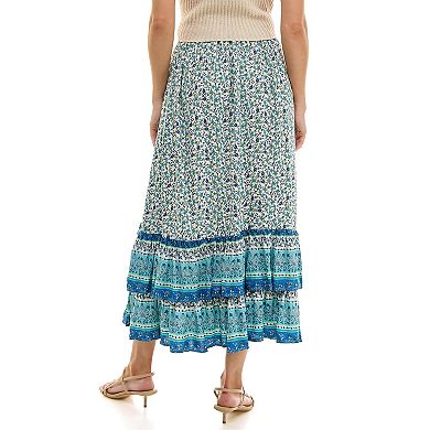 Women's Luxology Long Ruffle Skirt