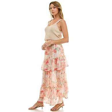 Women's Luxology Tiered Smocked Skirt