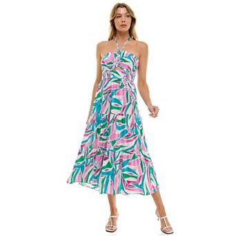Women's Luxology Smocked Cutout Maxi Dress