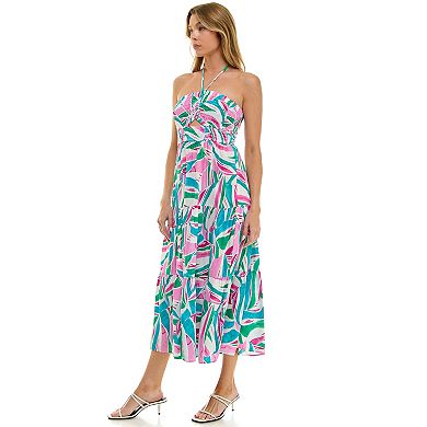 Women's Luxology Smocked Cutout Maxi Dress