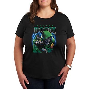 Plus Size Marvel The Fantastic Four Doctor Doom Graphic Tee