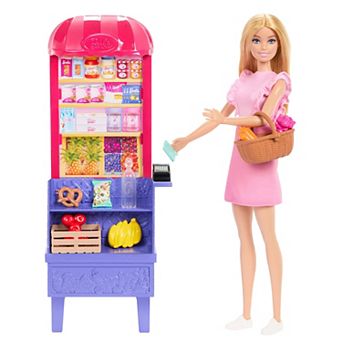 Barbie® Malibu at the Market Doll and Playset with 11 Accessories