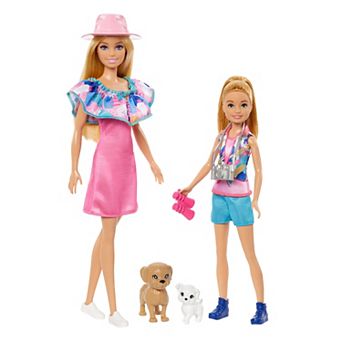 Barbie Sister Doll Set with 2 Pet Dogs & Accessories