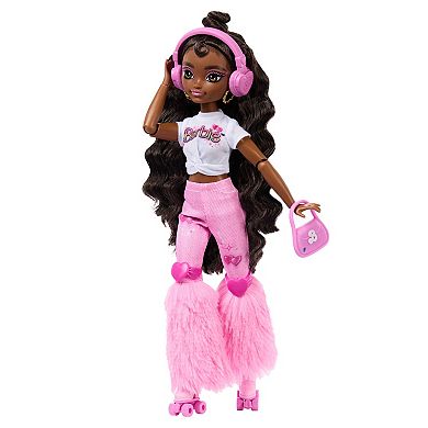 Barbie Brooklyn Roller Skating Fashion Doll with Music & Video Accessories