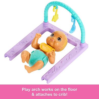 Barbie Skipper Babysitter Doll with Twin Nursery Playset and Accessories