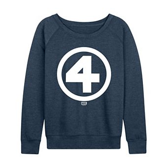 Women's Marvel The Fantastic Four Logo French Terry Long Sleeve Tee