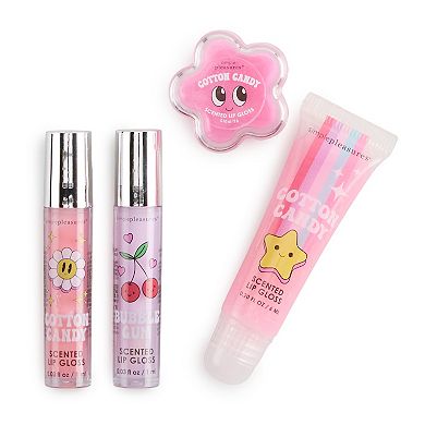 Simple Pleasures Lip Gloss 3-pc. Mini Rolling Suitcase