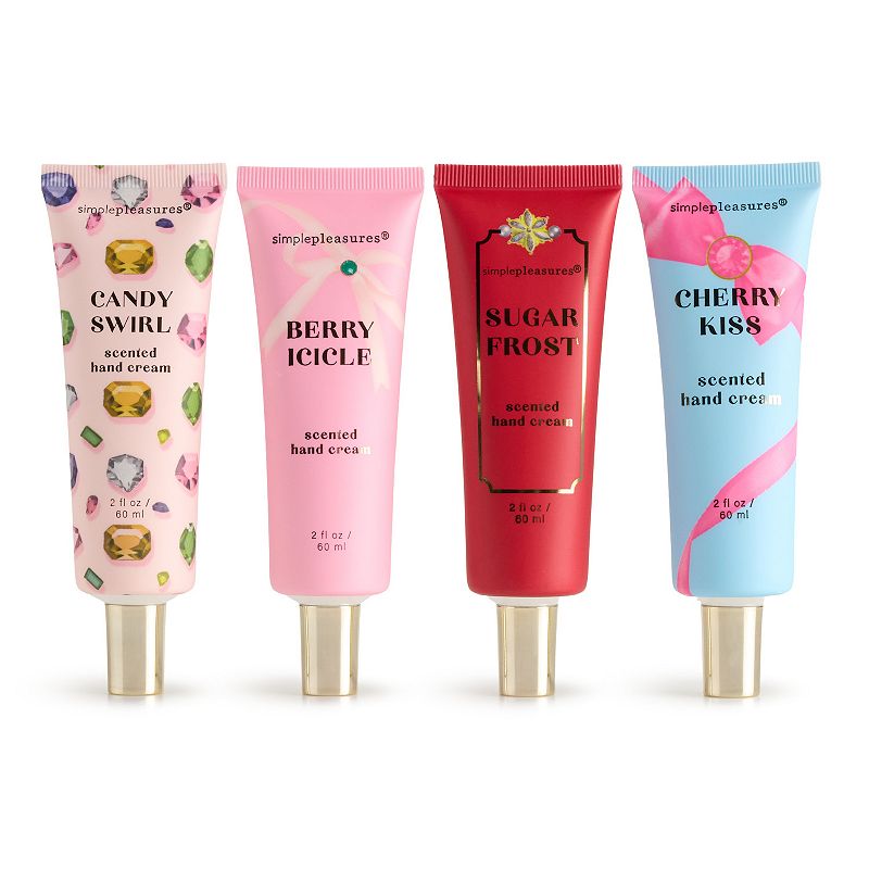 Simple Pleasures Bejeweled 4-pc. Hand Cream Set