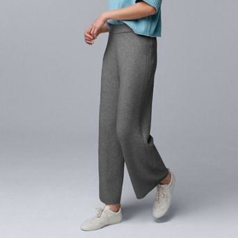 Women's Simply Vera Vera Wang Luxe Cashmere Blend Cable Sweater Pants