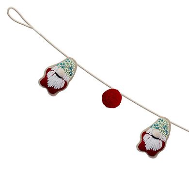 St. Nicholas Square Gnome & Pom Pom Garland
