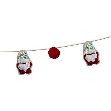 St. Nicholas Square Gnome & Pom Pom Garland