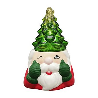 St. Nicholas Square® LED Ceramic Santa Christmas Table Decor