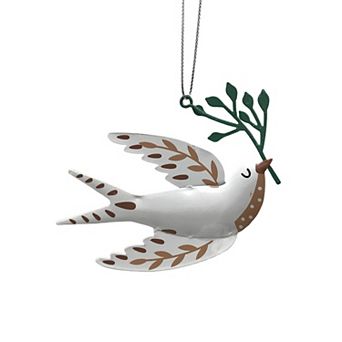 St. Nicholas Square® Metal Dove Christmas Ornament