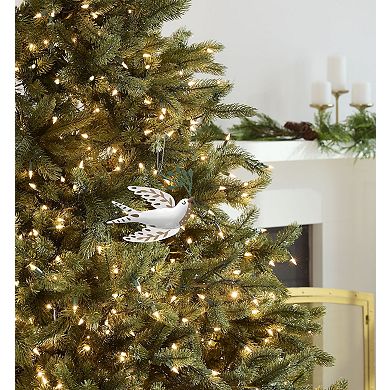 St. Nicholas Square Metal Dove Christmas Ornament