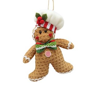 St. Nicholas Square® Polyester Gingerbread Baker Christmas Ornament