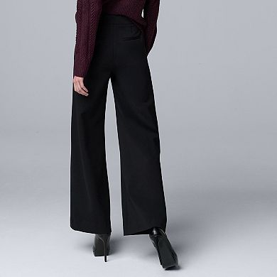Women's Simply Vera Vera Wang Luxe Ponte Wide Leg Pants