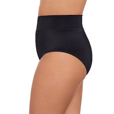 Plus Size Trimshaper Solid Swim Bottoms