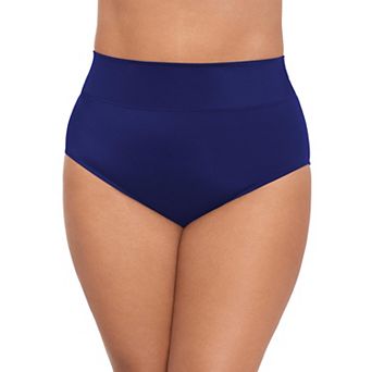 Plus Size Trimshaper Solid Swim Bottoms