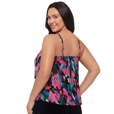 Plus Size Trimshaper Ronnie Swim Top