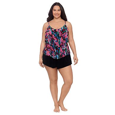 Plus Size Trimshaper Ronnie Swim Top