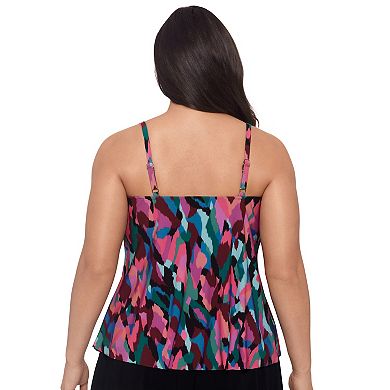 Plus Size Trimshaper Ronnie Swim Top