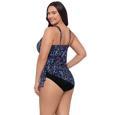 Plus Size Trimshaper Tracey V-Neck Swim Top