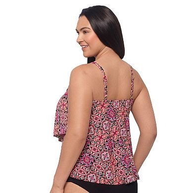 Plus Size Trimshaper Ronnie Swim Top