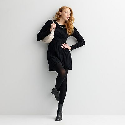 princess polly baby blue dress Stylish woman in black dress fishnet tights and boots - 3dgminiatures main image 0