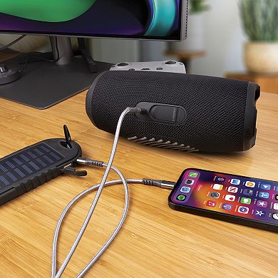 Connect 6-ft. Lightning & Dual USB-C 3-in-1 Charging Cable