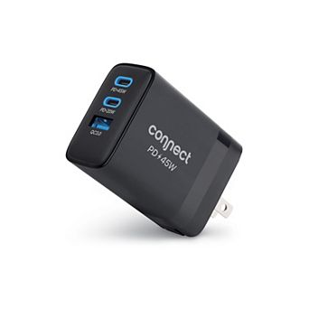 Connect 3-Port 45W USB Wall Charger