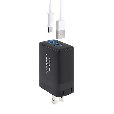 Connect 3-Port 45W USB Wall Charger