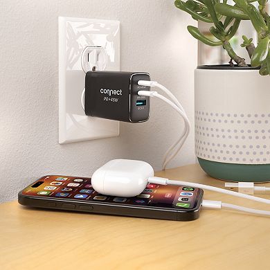 Connect 3-Port 45W USB Wall Charger