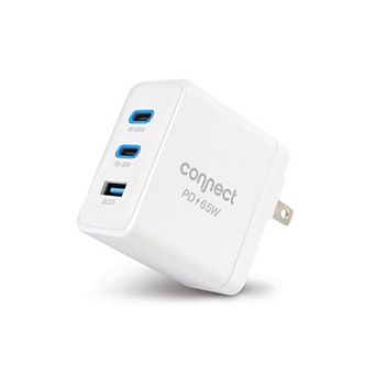 Connect 3-Port 65W USB Wall Charger