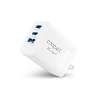 Connect 3-Port 45W USB Wall Charger
