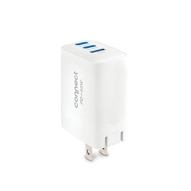 Connect 3-Port 45W USB Wall Charger