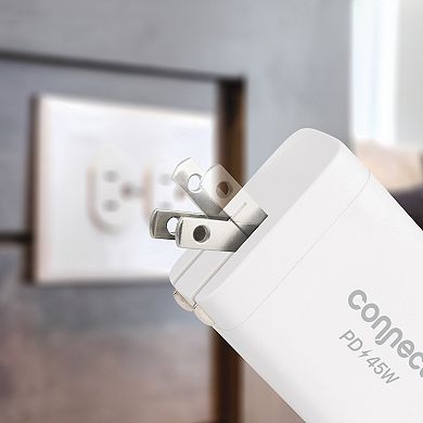 Connect 3-Port 45W USB Wall Charger
