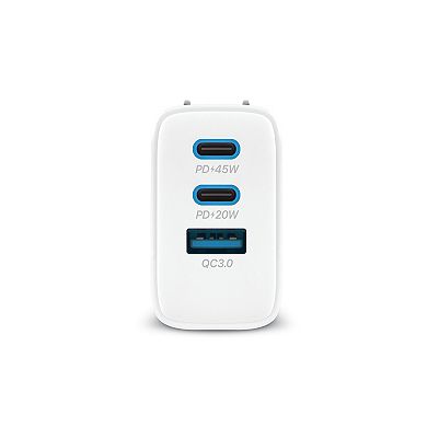 Connect 3-Port 45W USB Wall Charger
