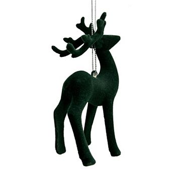 St. Nicholas Square® Flocked Deer Christmas Ornament