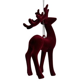 St. Nicholas Square® Flocked Deer Christmas Ornament