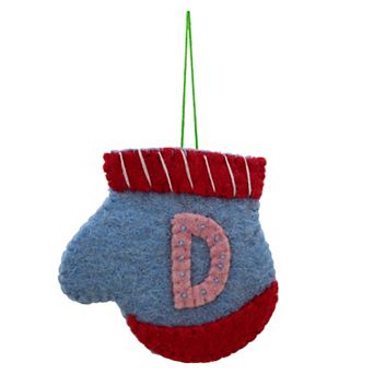 St. Nicholas Square® Shaped Monogram Christmas Ornament