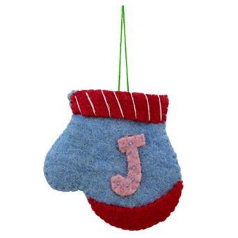 St. Nicholas Square® Shaped Monogram Christmas Ornament