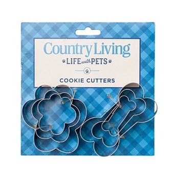 Country Living 6 pc Stainless Steel Cookie Cutter Set