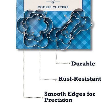 Country Living 6-piece Stainless Steel Cookie Cutter Set