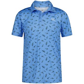 Boys 8-20 Under Armour Printed UPF Polo